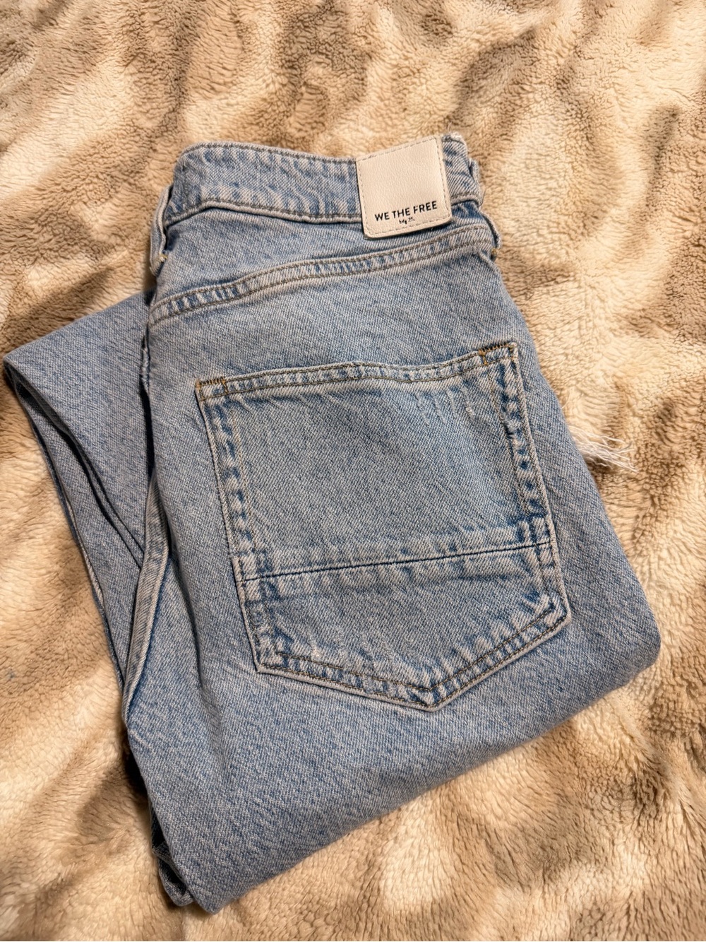 We The Free Light Blue Denim Jeans